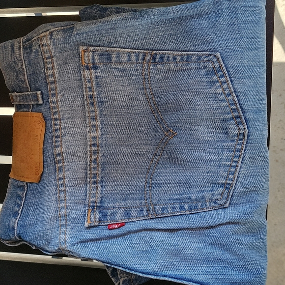 Men's 38x32 505 Regular Fit, Straight Leg Jeans - Picture 2 of 3